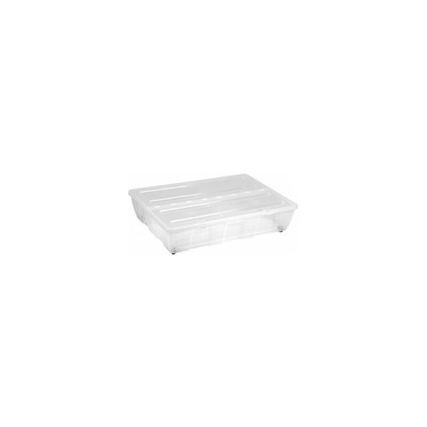 n Senzacne.sk Box 57L plast s kolieskami pod postel 79x58x18cm s vrchnákom  od 17,13 € - Heureka.sk