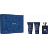 Versace Pour Homme Dylan Blue EDT 50 ml + balzam po holení 50 ml + sprchový gél 50 ml darčeková sada
