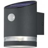 R22231142 TRIO RL SALTA vonkajšie solárne nástenné LED svietidlo s pohybovým senzorom 3W/165lm 3000K IP44 antracit