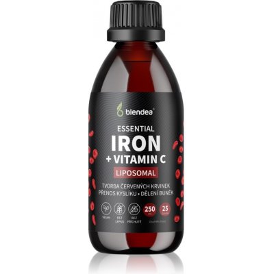 Blendea Iron + Vitamin C koncentrát pre normálnu tvorbu červených krviniek a hemoglobínu 250 ml