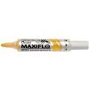Popisovač na tabule, 2,5 mm, kužeľový hrot, PENTEL Maxiflo MWL5M, žltá