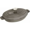 Staub liatinový pekáč s vekom oválny 23 cm/1 l sivý, 40509-581