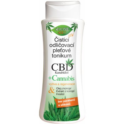 Bione Cosmetics CBD Kanabidiol Čistiace a odličovací 255 ml