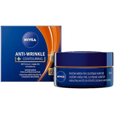 Nivea Anti-Wrinkle Contouring 65+ protivráskový nočný krém 50ml