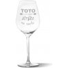 Sablio Pohár na víno Toto je ten najlepší strýko na svete: 49 cl