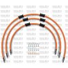 Venhill ŠTANDART -predok -sada Venhill POWERHOSEPLUS YAM-6016FS-OR (3 hadice v sade) oranžové hadice, nerezové koncovky