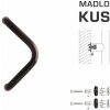 WA - MADLO M6 WA/B-DHP ks BIL - biela lesklá (RAL 9016) O 30 300 mm – cena za ks