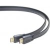 PremiumCord HDMI High Speed + Ethernet plochý kábel, pozlátené konektory, 3m kphdmep3