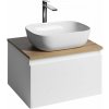 Aqualine ALTAIR II ALTAIR skrinka s doskou 58 cm, biela/dub emporio AI263-02