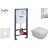 Grohe Rapid SL - Set predstenovej inštalácie, klozetu Oudee a dosky softclose, tlačidlo Skate Cosmopolitan, chróm SANI11BA1100