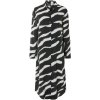 Esmara dámske blúzkové šaty 100389507 vzor/čierna/biela