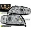 Tuning-tec PREDNÉ SVETLOMETY ANJELSKÉ OČI CHROME pasujú na AUDI A6 06.01-05.04