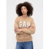 GAP Oversize mikina s logom Béžová XXS