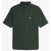 Fred Perry Košele s dlhým rukávom OXFORD SHIRT Zelená
