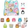 Squishmallows – Squish-a-longs zberateľské mini figúrky s doplnkami 8 ks, 1 tajomná postavička – Joann 191726755180