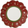 Villeroy & Boch Červený tanier na chlieb/maslo 17 cm Toy's Delight