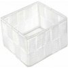 Compactor Úložný organizér do zásuvky TEX košík S 12 x 12 x 7 cm biely