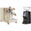 Lelit Bianca PL162T V3, gold + Eureka Atom 60, black