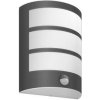 Nástenné svietidlo Philips Python, 2700 K, pohybový senzor (929004073501) antracitová farba