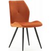 Oranžové menčestrové jedálenské stoličky v súprave 2 ks Adaya – Marckeric