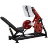 Leg press Steelflex Plateload Line PLLP čierno-červená