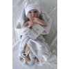 Miminko - Nana na šedé dečce se slony od španělské firmy Marina & Pau (Mini Baby Nana - 38 cm)