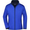 James & Nicholson Bunda JN 1129, softshellová, promo, dámská COT021129q9501-nautic blue S Modrá nautic/navy