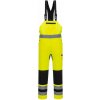PORTWEST Portwest WX2 Eco Hi-Vis nohavice na traky Žltá-Čierna, XL