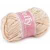 Pletacia ženilková priadza Doffy 100 g - (1145) béžová svetlá