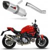 Ducati MONSTER 821 2018 - 2021 ladený výfuk HP1 + dB killer medium