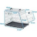 Savic Dog Residence Mobil Klietka 91 x 60 x 72 cm