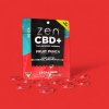 ZEN CBD+THC Infused Gummies Fruit Punch - Indica