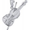 Silvego Strieborný prívesok husle Vivaldi JJJ2183P