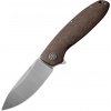 ! Petrified Fish PFB01 Terra Satin D2 Brown Micarta PFB01BRS