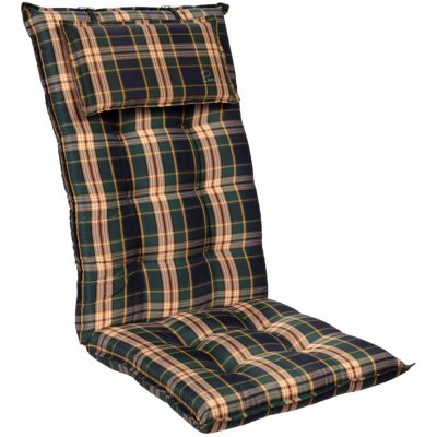 Blumfeldt Sylt, čalúnená podložka, podložka na stoličku, podložka na vyššie polohovacie kreslo, vankúš, polyester, 50 × 120 × 9 cm (CPT10_10221518_)
