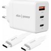 AlzaPower Fast Charge SET G611CCA (67W + USB-C/C 100W Cable) bílá APW-SGA611W (APW-SGA611W)