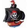 Balón fóliový piráti – pirátska loď – lebka 901669
