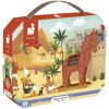Janod Panoramatické puzzle v kufríku Antika a Mytológia 100 dielikov