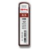 Rotring 0042/5055080 Tuhy 0,5 mm tvrdosť HB 12 ks