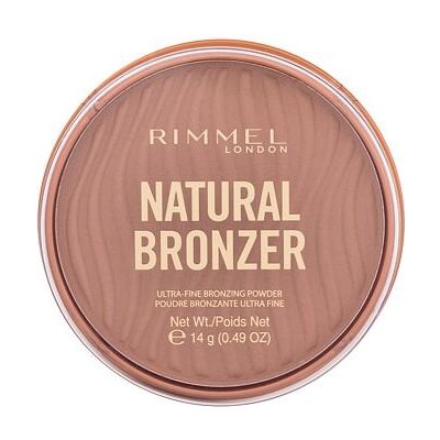 Rimmel London Natural Bronzer Ultra-Fine Bronzing Powder dlouhotrvající bronzer 003 sunset 14 g