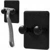 HomePRO AG807 Samolepiaci nástenný vešiak multifunkčný 5,5x7,5cm, čierna