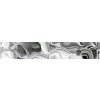 Fototapeta Dimex Liquid Silver KI350-101 | 350 x 60 cm (Samolepiace fototapety na linku)