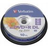 VERBATIM DVD+R DL 8,5 GB PRINTABLE 10ks Wawa NoID