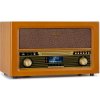 Auna Belle Epoque 1906 DAB, retro stereo systém, rádio, DAB rádio, UKW rádio, prehrávanie MP3, BT (Belle Ep 1906 DAB WD)