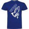 Superfutbal Pánske tričko Football my religion, kráľovsky modré Veľkosť: S