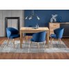 VIKO-design-TOP Jedálenská zostava rozkladací stôl a štyri stoličky Mirisi blue