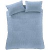 Modré krepové obliečky na jednolôžko 135x200 cm Seersucker – Catherine Lansfield