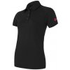 Tričko krátke dámske SENSOR MERINO ACTIVE POLO čierne S