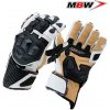 Moto rukavice pánské kožené MBW Rony - XL - doprava zdarma