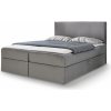 Wilsondo Čalúnená boxspring posteľ Kayla - sivá Rozmer: 180x200